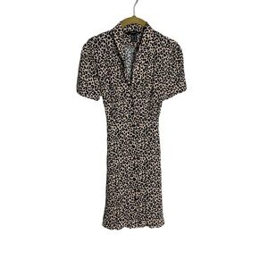 Forever 21 Animal Print Mob Wife Shirt Dress Medium